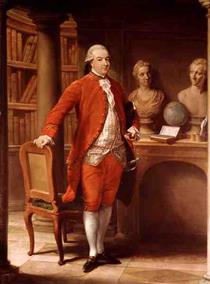 Portrait of Sir Thomas Gascoigne, 8th Baronet - Помпео Батоні