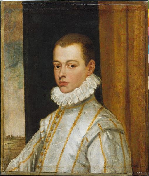 Portrait of a Young Man - Domenico Tintoretto