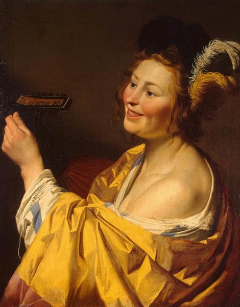 Lute Player, 1624 - Геррит ван Хонтхорст