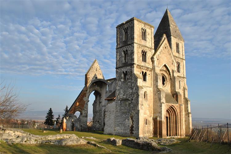 Zsámbék Premontre Monastery Church, Hungary, 1220 - Romanesque Architecture