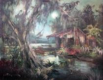Swamp Idyl, Lousiana Bayou Country - Colette Pope Heldner