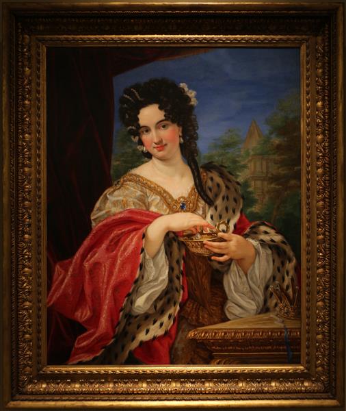 Portrait of Giulia Massimo as Cleopatra - Giovanni Battista Gaulli