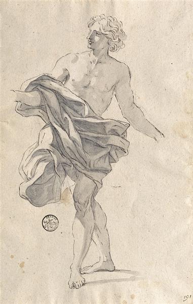 Study for a Young Man Dancing, 1682 - Giovanni Battista Gaulli