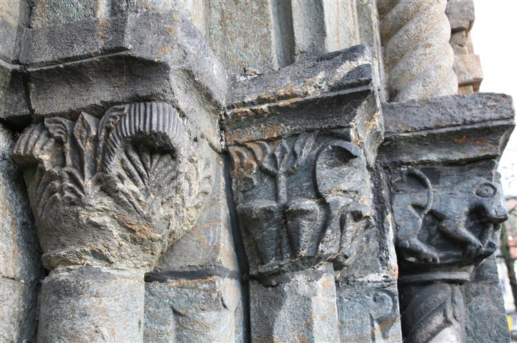 Capitals of St Mary's Church, Bergen, Norway, 1180 - Romanesque Architecture