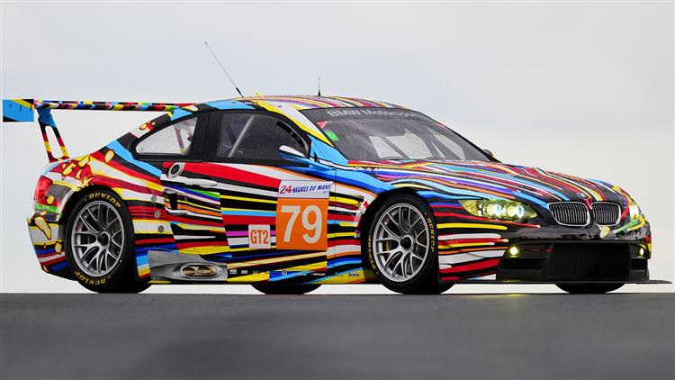17th BMW Art Car, which raced at the 24 Hours of Le Mans, France., 2010 - Джефф Кунс