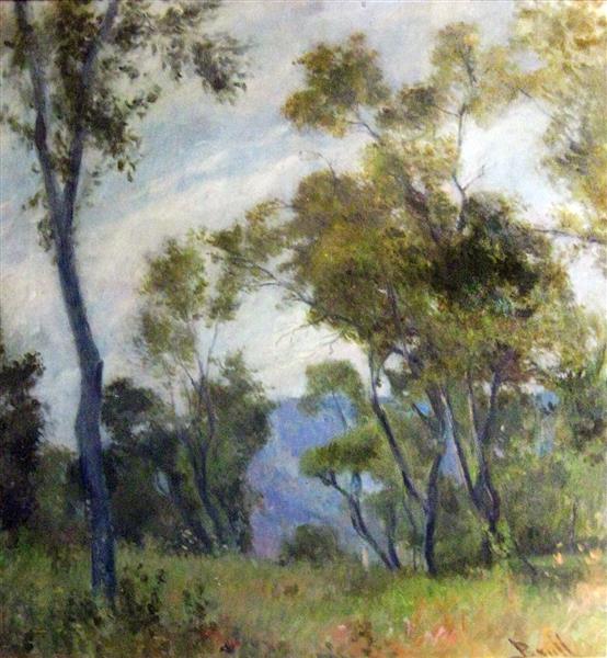 Landscape With Trees - Joan Brull
