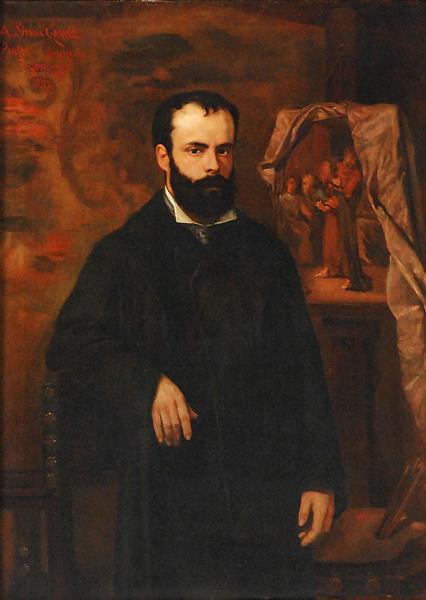 Portrait of Simó Gómez, 1880 - Joan Brull