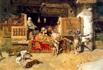 The tapestry seller - Marià Fortuny i Marsal
