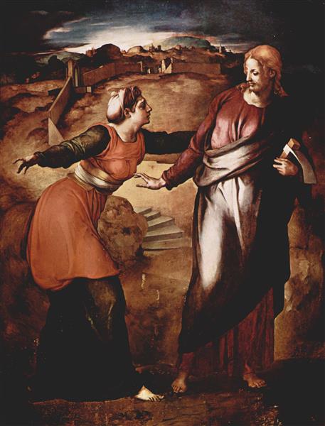 Noli me tangere, c.1531 - Джакопо Понтормо