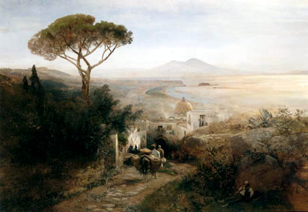 Coastal Landscape, Naples, 1882 - Oswald Achenbach