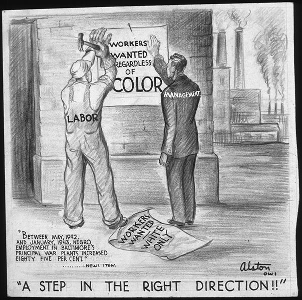 A Step in the Right Direction!!, 1943 - Charles Alston
