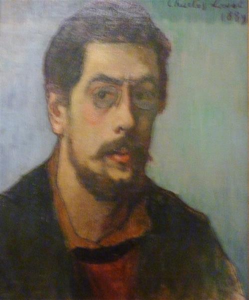 Portrait of the Artist, 1889 - Шарль Лаваль