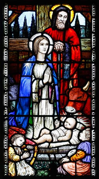 Loughrea St. Brendan's Cathedral. Nativity, c.1908 - Sarah Purser