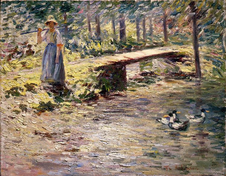 By the Brook, 1891 - Theodore Robinson