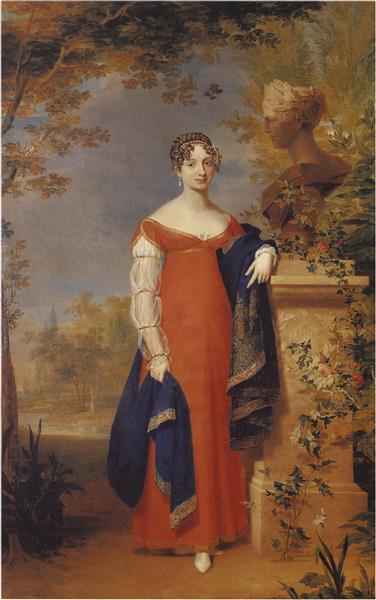 Grand Duchess Anna Pavlovna, c.1824 - c.1825 - Джордж Доу