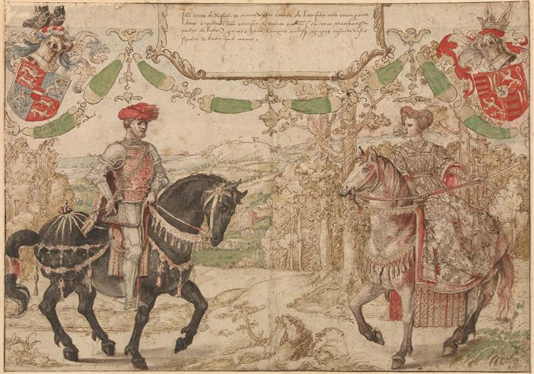 Johan Iv Van Nassau and His Wife Maria Van Loon-Heinsberg, 1530 - Бернарт Орлей