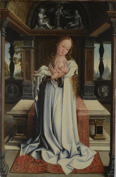 Virgin and Child, c.1515 - Bernard Van Orley - WikiArt.org