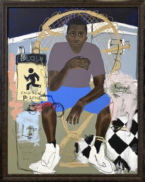 Artist, Self Portrait, 2020 - Jammie Holmes