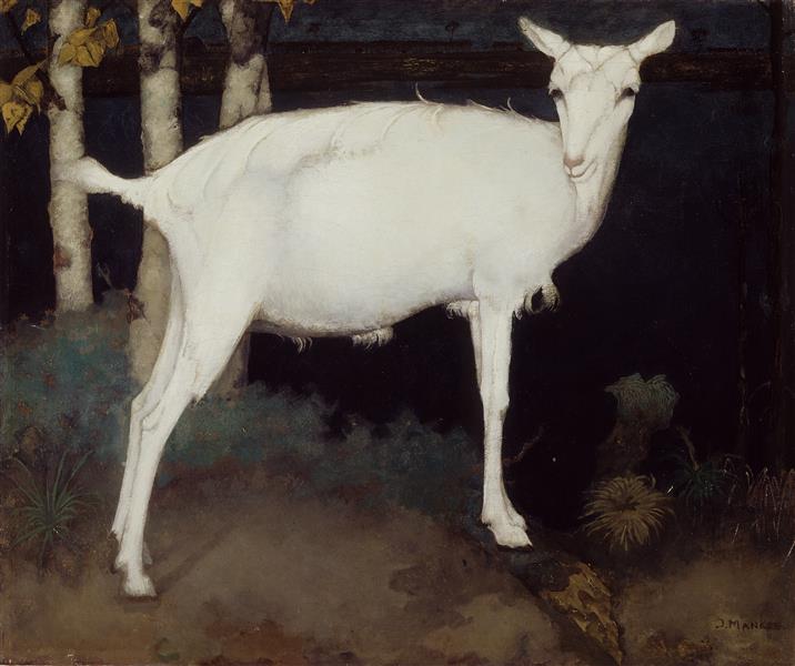 Young White Goat, 1914 - Jan Mankes