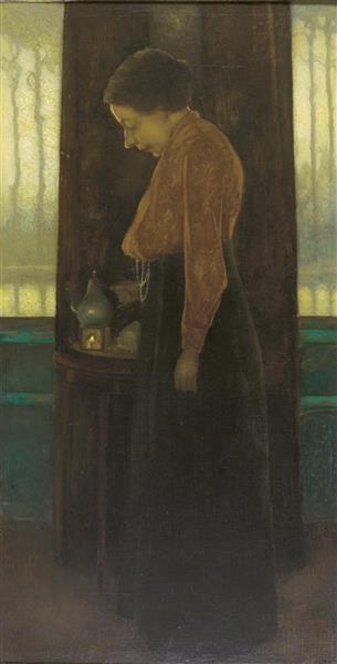 Portrait of Anne Zernike, 1915 - Jan Mankes