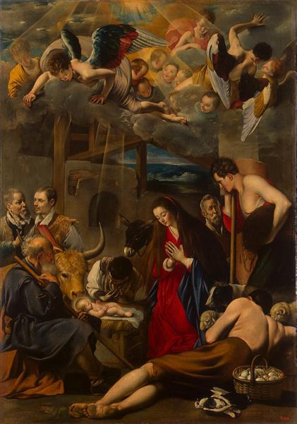 Adoration of the Shepherds, c.1613 - Juan Bautista Maíno