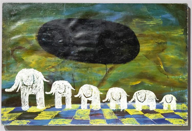 6 Elefants, 1991 - Oleg Holosiy
