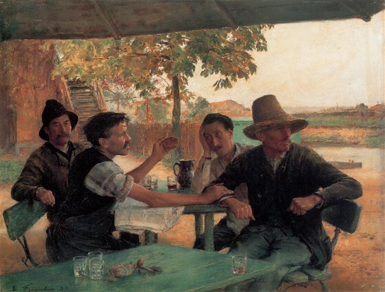 Political Discussion, 1889 - Эмиль Фриан