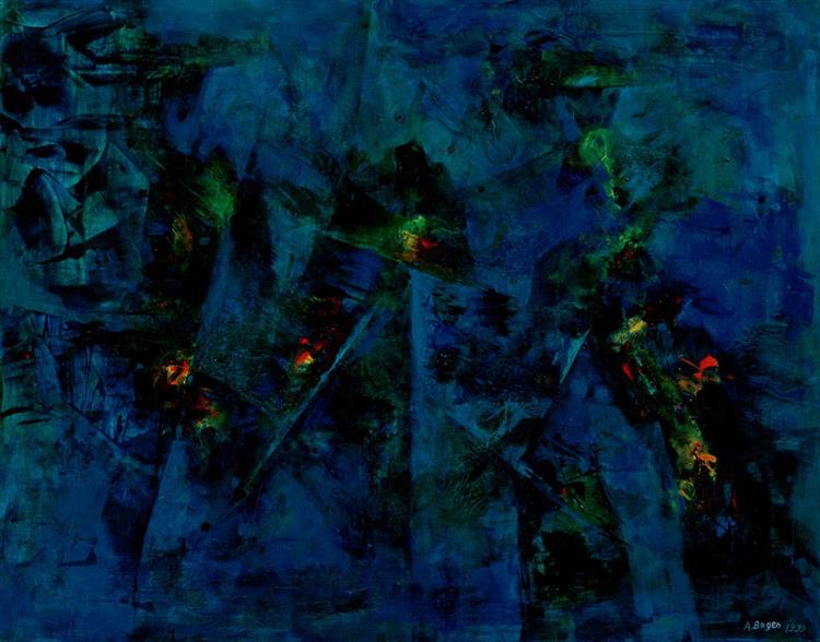 Composition in Blue II, 1999 - Alexander Bogen