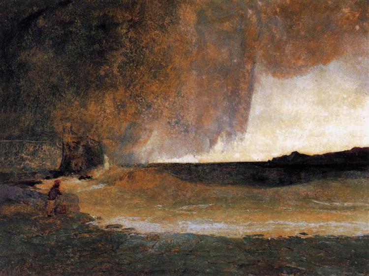 The Bay of Rapallo, c.1830 - Carl Blechen