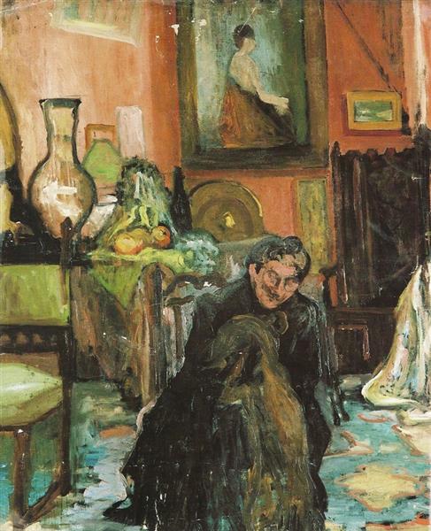 Interior at Saint Étienne, 1897 - Émilie Charmy
