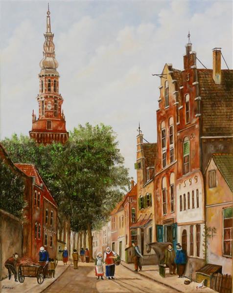 Holländische Stadt III, 2019 - Hans-Peter Emons