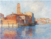 Vue De Venise, Murano - Ferdinand du Puigaudeau