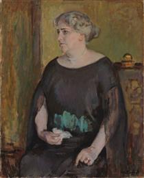 Portrait of Mrs. Lydia Keirkner - Magnus Enckell