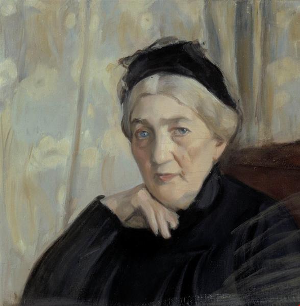 Mother of the Artist, 1904 - Magnus Enckell
