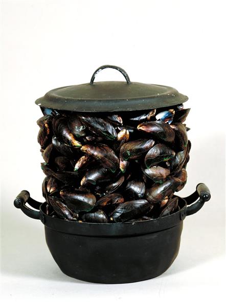 Casserole and Closed Mussels, 1964 - Marcel Broodthaers