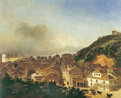 Carioca's Offshore on Rio de Janeiro, 1816 - Никола-Антуан Тоне