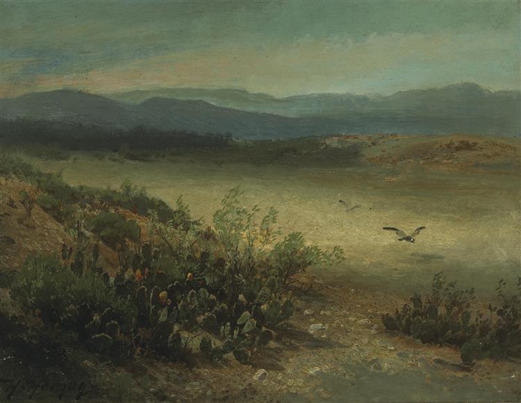 Between the Sierras and the Coast Range, California - Hermann Ottomar Herzog