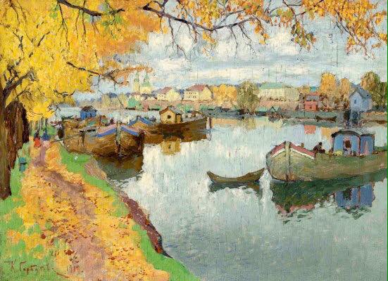 Autumn on the Islands, 1919 - Konstantin Ivanovich Gorbatov