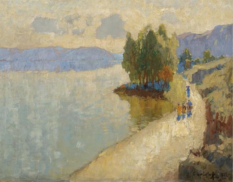 By the Lake, 1933 - Konstantin Ivanovich Gorbatov