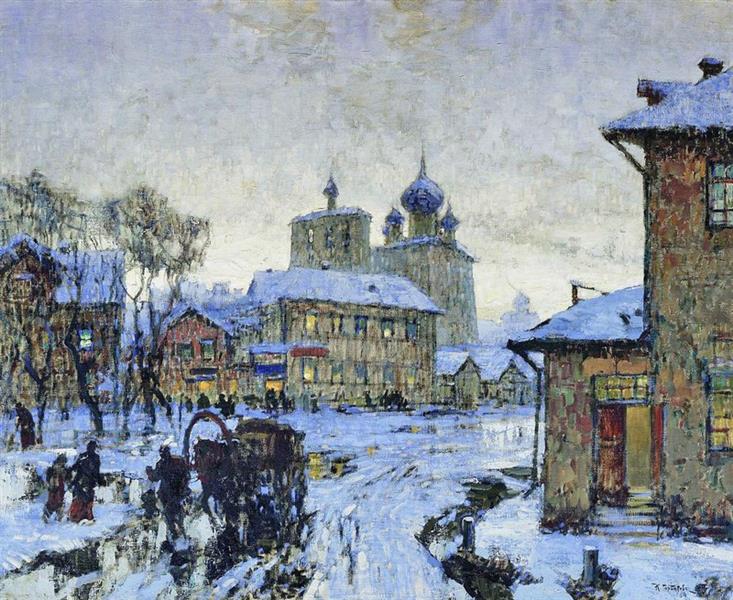 Winter Thaw, 1910 - Константин Иванович Горбатов