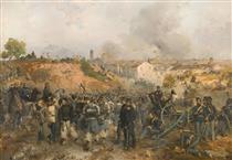 The capture of Palestro on 30 May 1859 - Gerolamo Induno