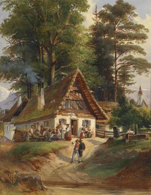 Village Tavern, 1865 - Johann Nepomuk Passini