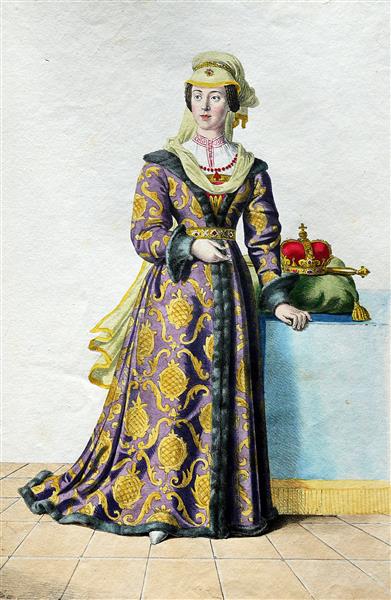 Elizabeth of Luxembourg, 1828 - Josef Kriehuber