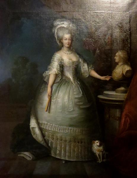 Portrait De Marie-Antoinette, c.1779 - Joseph Siffred Duplessis