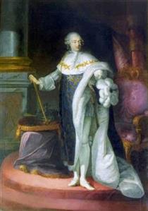 Portrait de Louis XVI en Costume de Sacre - Joseph Siffred Duplessis