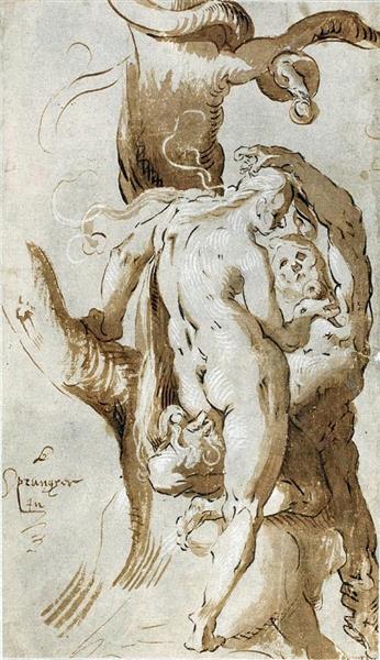 The Original Sin (Adam and Eve), c.1611 - Bartholomeus Spranger
