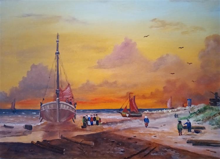 Schiff I Sonnenuntergang, 2021 - Hans-Peter Emons