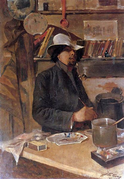 Selfportrait, 1883 - Jan Toorop