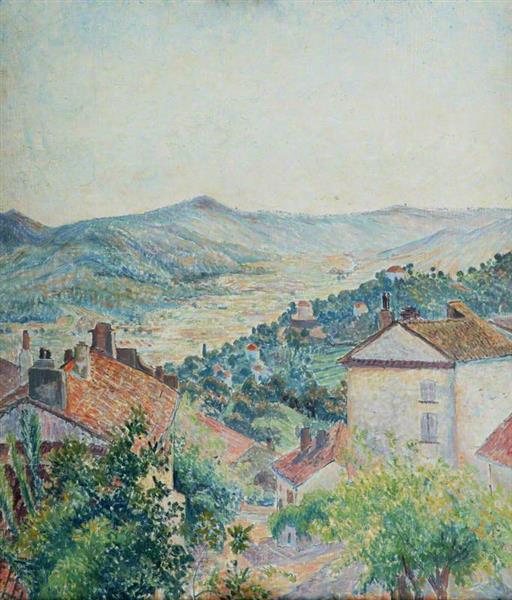 Rue Jean Aicard, Bormes, 1926 - Lucien Pissarro
