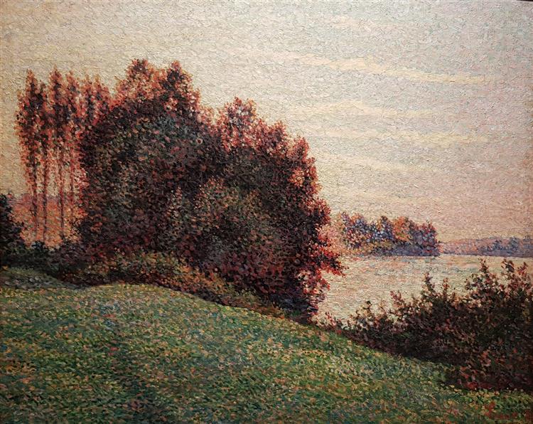 Sunset landscape, 1888 - Maximilien Luce